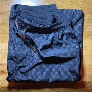 Swimming Shorts (Black Print- L)